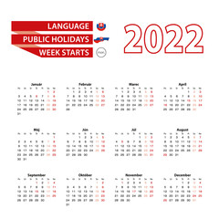 Calendar 2022 in Slovak language with public holidays the country of Slovakia in year 2022.