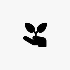 leaf icon. leaf vector icon on white background