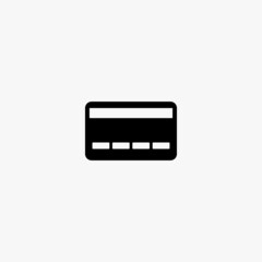 credit card icon. credit card vector icon on white background