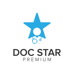 doc start logo icon vector template