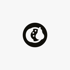 fruits icon. fruits vector icon on white background