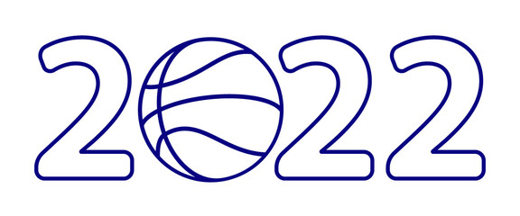 Basketball 2022 lettering
