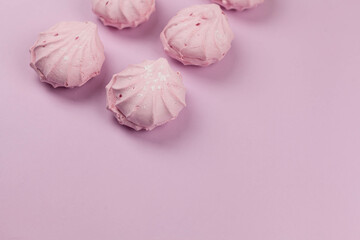 candy pink marshmallow sweets pattern texture background.