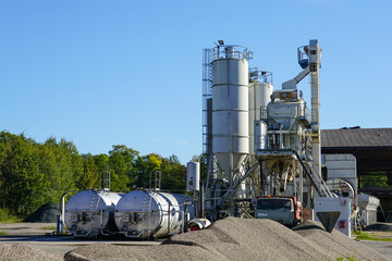 small asphalt concrete plant, equipment for production of asphalt