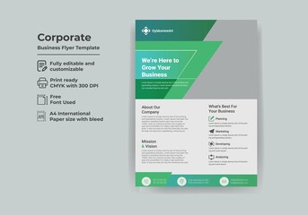  Modern corporate flyer template design