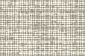 Digital Canvas Rectangle Inverted Texture Template as Detailed Wallpaper - White Elements on Beige Background - Flat Graphic Design