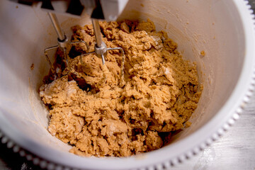Ingredientes de galleta de jengibre de receta paso a paso masa