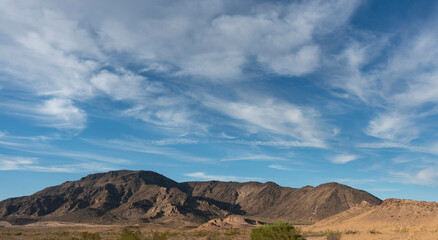 A Desert Mountain Landscape near Ehrenberg Arizona