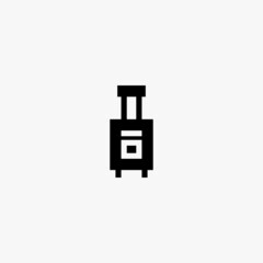 luggage icon. luggage vector icon on white background