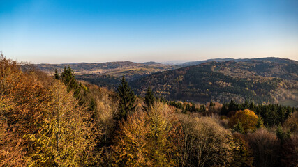 czech countryside landscape in autumn