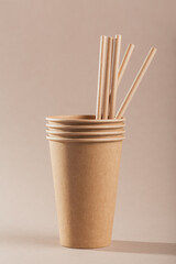 Eco-friendly disposable utensils made of craft paper