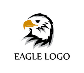 vector eagle head logo, inspirational logo