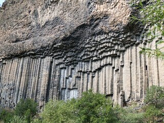 bazalr rock symphony in chosrov reservation canyon in armenia