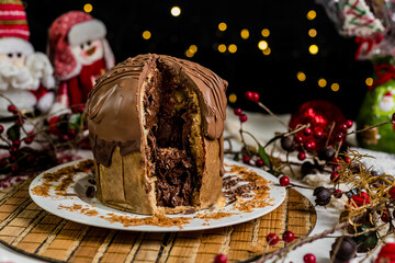 Christmas Delicious Sweet Cookie Cake Xmas Tree Panetone Bread Santa Claus Caramel Macaron...