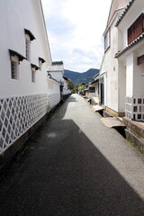 Fototapeta premium 萩市の菊屋横丁風景