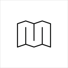 Navigation icon. simple vector illustration. eps 10