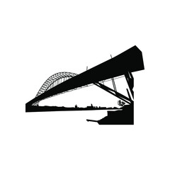 Illustration Vector Graphic of Bridge template