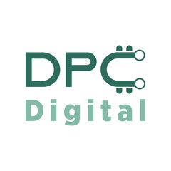 Illustration Vector Graphic of D, P, C logo initial design