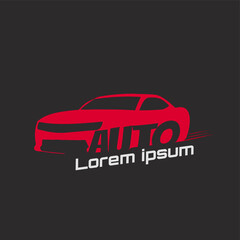 automotive sport car racing logo tamplate