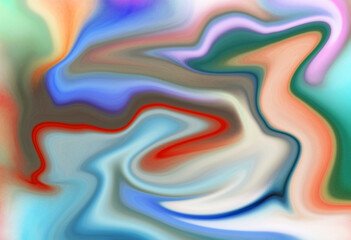 Obraz premium Illustration with colorful abstract background.