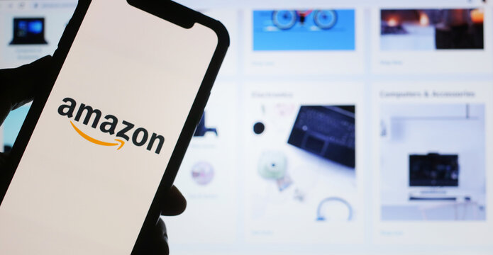 Online shopping Amazon app user e-commerce, Mexico City, Mexico - 2021