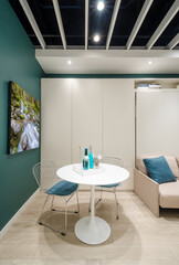 Interior design of a luxury living room