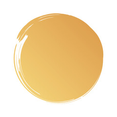 筆書き風　円の素材