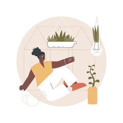 Upcycling abstract concept vector illustration. Creative reuse method, ecology recycling trend, waste materials, environmental value, converting products, reduce consumption abstract metaphor.