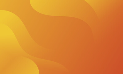 Abstract Orange waves geometric background. Modern background design. gradient color. Fluid shapes composition. Fit for presentation design. website, banners, wallpapers, brochure, posters