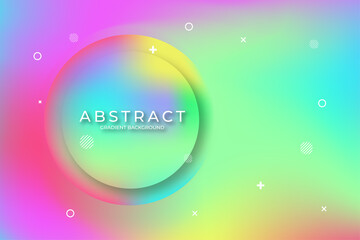Holographic  Vibrant Gradients abstract background