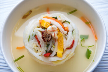 대한민국 대표음식인 맛있는 김치,김장 백김치