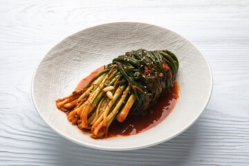 delicious and fresh kimchi, kimchi kimchi and green onion kimchi representative foods of korea,...