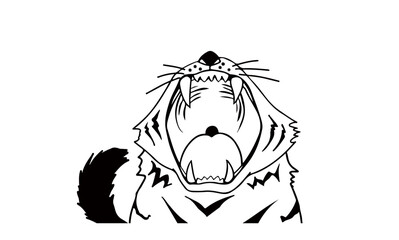 虎イラスト　年賀状に最適　2022年