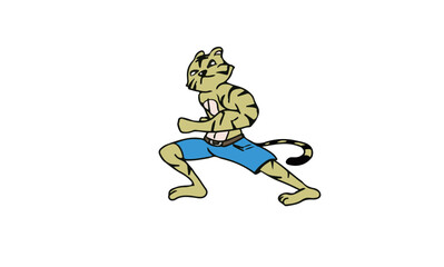 虎イラスト　年賀状に最適　2022年