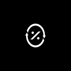 0 Percent Arrow Logo