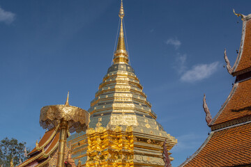 Within Wat Phra That Doi Suthep is a Buddhist temple in Chiang Mai Province Northern of Thailand. 