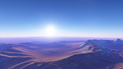 a computer-generated surface, a fantasy world 3d render