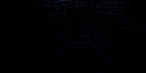 Dark Pink, Blue vector template with rectangles.