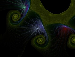 Imaginatory fractal abstract background Image