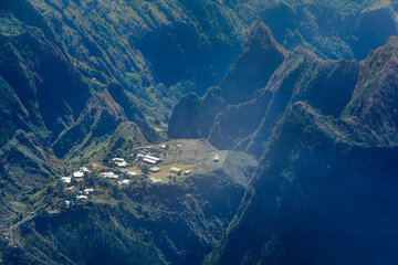 Mountains of Mafate at Reunion Island