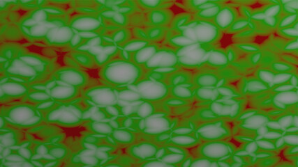 red and green background