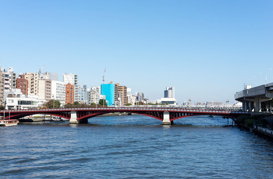 東京 隅田川に架かる吾妻橋の風景 © EISAKU SHIRAYAMA