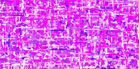 Light Purple, Pink vector texture with triangular style.