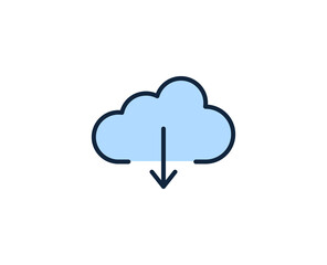 Download  flat icon. Thin line signs for design logo, visit card, etc. Single high-quality outline symbol for web design or mobile app. Sign outline pictogram.