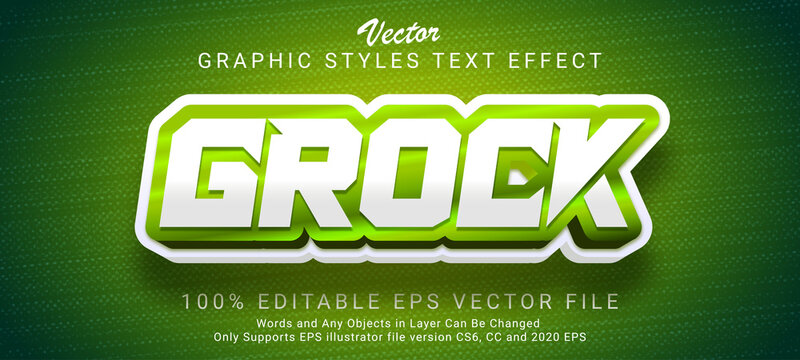 Creative game text style effect