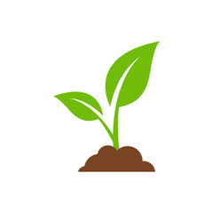 plant icon design template vector
