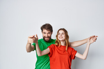 a young couple communication fun together friendship studio lifestyle