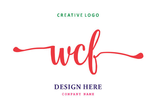 WCF lettering logo is simple, easy to understand and authoritative