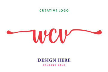 WCV lettering logo is simple, easy to understand and authoritative