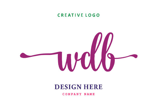 WDB lettering logo is simple, easy to understand and authoritative